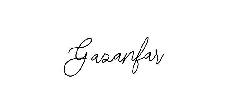 Design your own signature with our free online signature maker. With this signature software, you can create a handwritten (Bearetta-2O07w) signature for name Gazanfar. Gazanfar signature style 12 images and pictures png