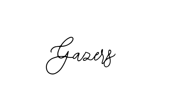 You should practise on your own different ways (Bearetta-2O07w) to write your name (Gazers) in signature. don't let someone else do it for you. Gazers signature style 12 images and pictures png