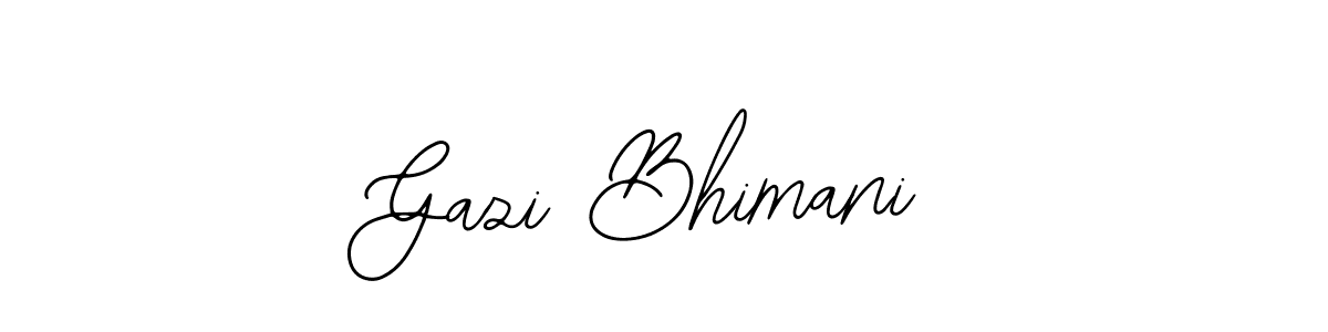 How to Draw Gazi Bhimani signature style? Bearetta-2O07w is a latest design signature styles for name Gazi Bhimani. Gazi Bhimani signature style 12 images and pictures png