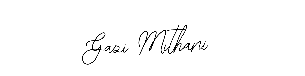 Make a short Gazi Mithani signature style. Manage your documents anywhere anytime using Bearetta-2O07w. Create and add eSignatures, submit forms, share and send files easily. Gazi Mithani signature style 12 images and pictures png