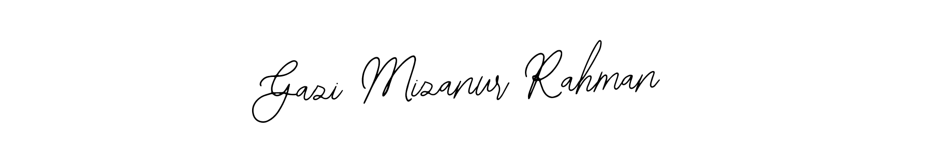 How to make Gazi Mizanur Rahman signature? Bearetta-2O07w is a professional autograph style. Create handwritten signature for Gazi Mizanur Rahman name. Gazi Mizanur Rahman signature style 12 images and pictures png