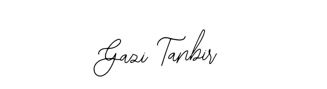 Also we have Gazi Tanbir name is the best signature style. Create professional handwritten signature collection using Bearetta-2O07w autograph style. Gazi Tanbir signature style 12 images and pictures png