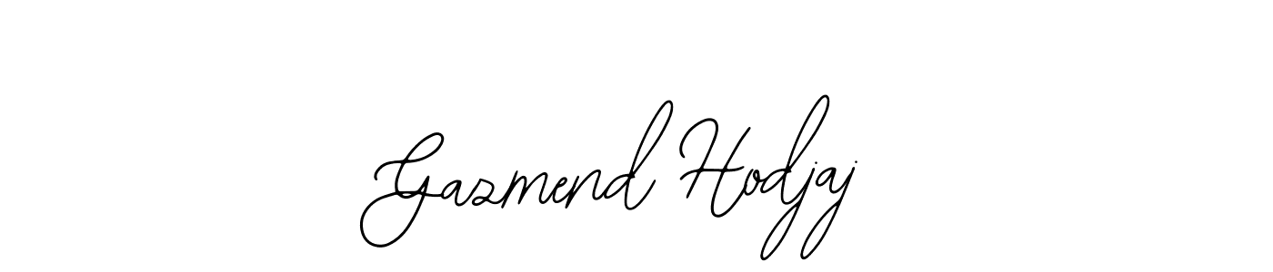 Design your own signature with our free online signature maker. With this signature software, you can create a handwritten (Bearetta-2O07w) signature for name Gazmend Hodjaj. Gazmend Hodjaj signature style 12 images and pictures png