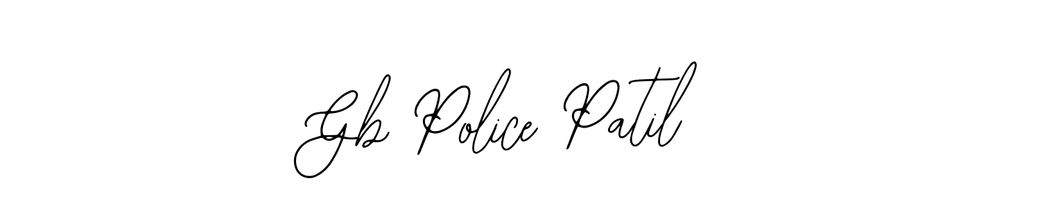 Create a beautiful signature design for name Gb Police Patil. With this signature (Bearetta-2O07w) fonts, you can make a handwritten signature for free. Gb Police Patil signature style 12 images and pictures png