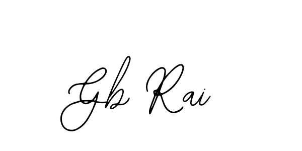 The best way (Bearetta-2O07w) to make a short signature is to pick only two or three words in your name. The name Gb Rai include a total of six letters. For converting this name. Gb Rai signature style 12 images and pictures png