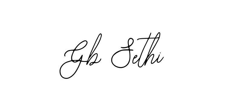 You can use this online signature creator to create a handwritten signature for the name Gb Sethi. This is the best online autograph maker. Gb Sethi signature style 12 images and pictures png