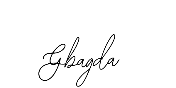 The best way (Bearetta-2O07w) to make a short signature is to pick only two or three words in your name. The name Gbagda include a total of six letters. For converting this name. Gbagda signature style 12 images and pictures png