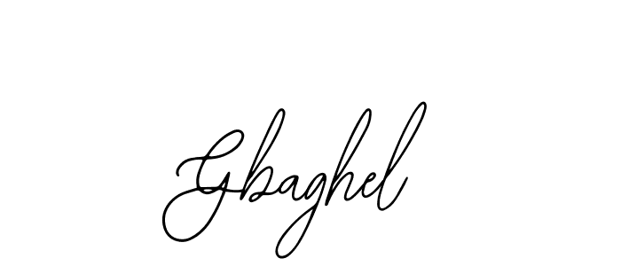 Make a beautiful signature design for name Gbaghel. Use this online signature maker to create a handwritten signature for free. Gbaghel signature style 12 images and pictures png