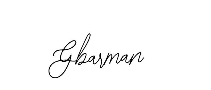 Design your own signature with our free online signature maker. With this signature software, you can create a handwritten (Bearetta-2O07w) signature for name Gbarman. Gbarman signature style 12 images and pictures png