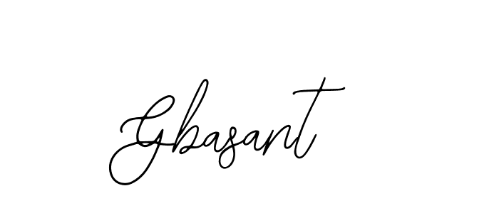 Design your own signature with our free online signature maker. With this signature software, you can create a handwritten (Bearetta-2O07w) signature for name Gbasant. Gbasant signature style 12 images and pictures png