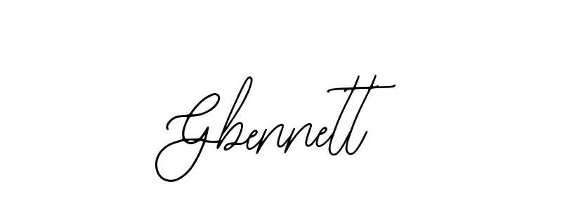 Design your own signature with our free online signature maker. With this signature software, you can create a handwritten (Bearetta-2O07w) signature for name Gbennett. Gbennett signature style 12 images and pictures png