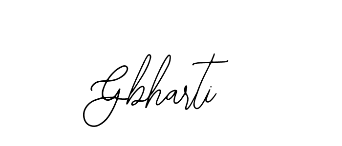 How to make Gbharti signature? Bearetta-2O07w is a professional autograph style. Create handwritten signature for Gbharti name. Gbharti signature style 12 images and pictures png
