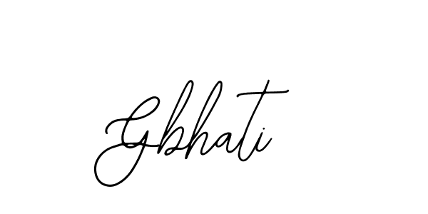 The best way (Bearetta-2O07w) to make a short signature is to pick only two or three words in your name. The name Gbhati include a total of six letters. For converting this name. Gbhati signature style 12 images and pictures png