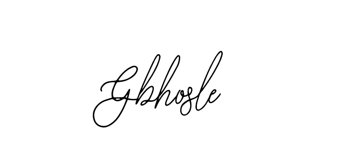 Create a beautiful signature design for name Gbhosle. With this signature (Bearetta-2O07w) fonts, you can make a handwritten signature for free. Gbhosle signature style 12 images and pictures png