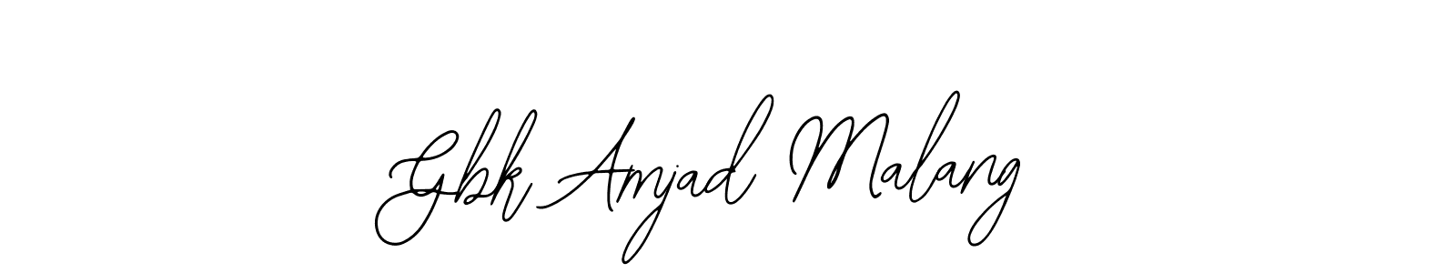 How to Draw Gbk Amjad Malang signature style? Bearetta-2O07w is a latest design signature styles for name Gbk Amjad Malang. Gbk Amjad Malang signature style 12 images and pictures png