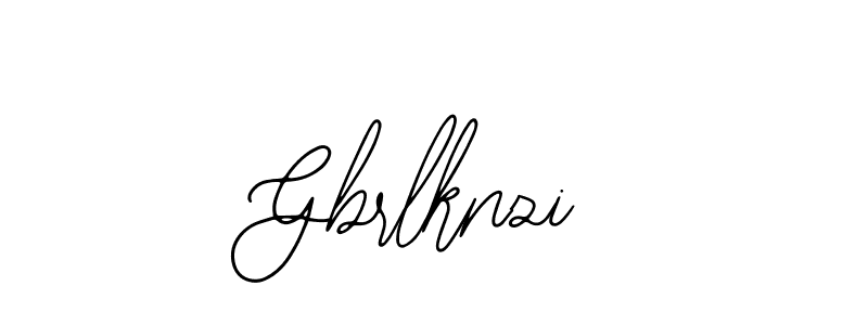How to Draw Gbrlknzi signature style? Bearetta-2O07w is a latest design signature styles for name Gbrlknzi. Gbrlknzi signature style 12 images and pictures png