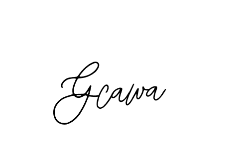 Also we have Gcawa name is the best signature style. Create professional handwritten signature collection using Bearetta-2O07w autograph style. Gcawa signature style 12 images and pictures png