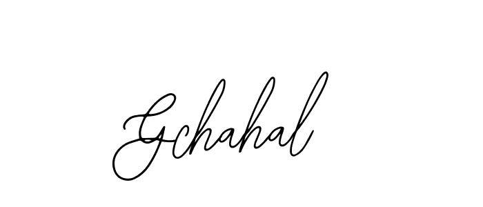 Also we have Gchahal name is the best signature style. Create professional handwritten signature collection using Bearetta-2O07w autograph style. Gchahal signature style 12 images and pictures png