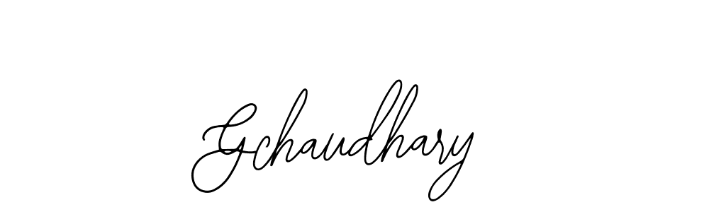 Design your own signature with our free online signature maker. With this signature software, you can create a handwritten (Bearetta-2O07w) signature for name Gchaudhary. Gchaudhary signature style 12 images and pictures png