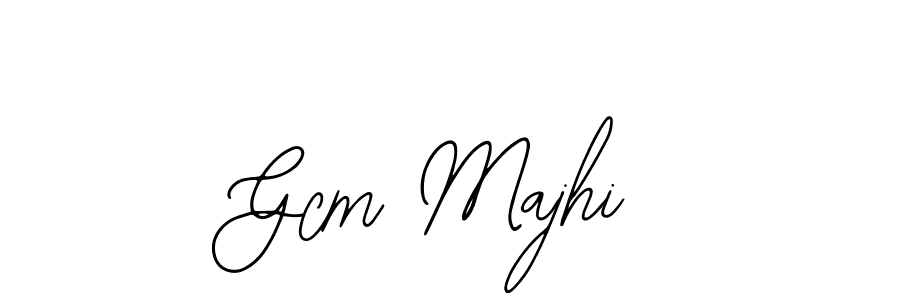 Use a signature maker to create a handwritten signature online. With this signature software, you can design (Bearetta-2O07w) your own signature for name Gcm Majhi. Gcm Majhi signature style 12 images and pictures png