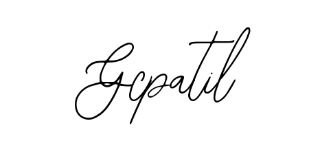 Use a signature maker to create a handwritten signature online. With this signature software, you can design (Bearetta-2O07w) your own signature for name Gcpatil. Gcpatil signature style 12 images and pictures png