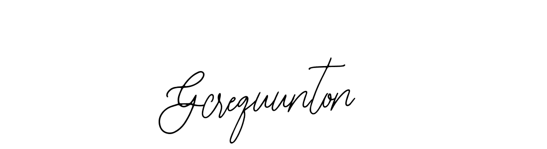 Make a beautiful signature design for name Gcrequunton. Use this online signature maker to create a handwritten signature for free. Gcrequunton signature style 12 images and pictures png