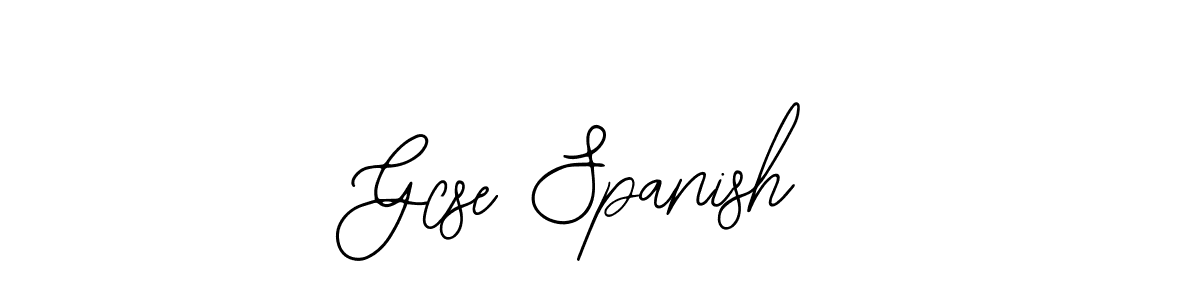 Design your own signature with our free online signature maker. With this signature software, you can create a handwritten (Bearetta-2O07w) signature for name Gcse Spanish. Gcse Spanish signature style 12 images and pictures png