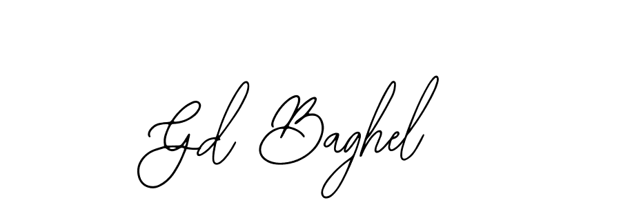 Create a beautiful signature design for name Gd Baghel. With this signature (Bearetta-2O07w) fonts, you can make a handwritten signature for free. Gd Baghel signature style 12 images and pictures png