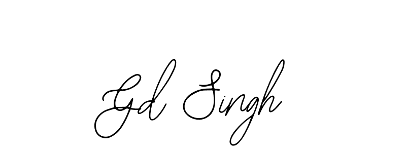 How to Draw Gd Singh signature style? Bearetta-2O07w is a latest design signature styles for name Gd Singh. Gd Singh signature style 12 images and pictures png