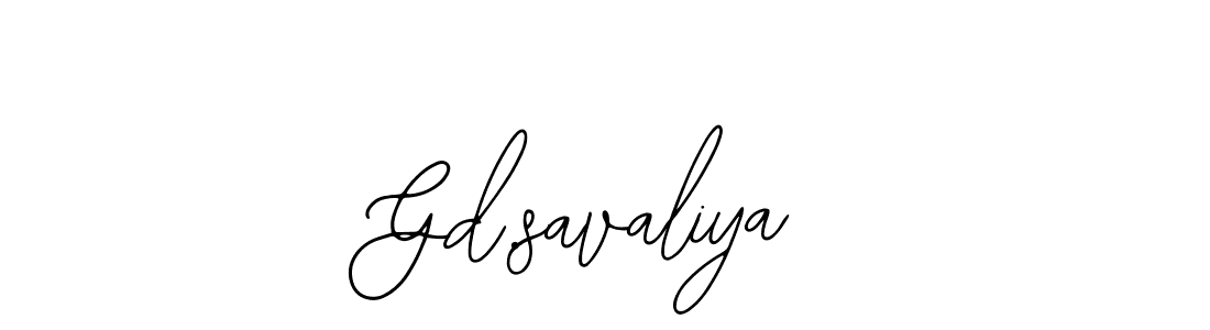 Create a beautiful signature design for name Gd.savaliya. With this signature (Bearetta-2O07w) fonts, you can make a handwritten signature for free. Gd.savaliya signature style 12 images and pictures png