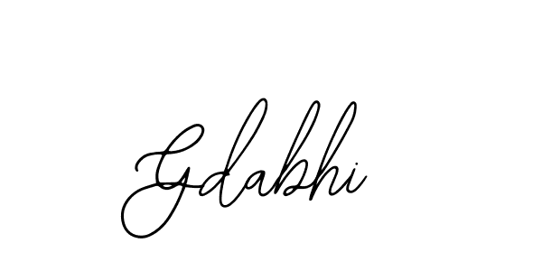 if you are searching for the best signature style for your name Gdabhi. so please give up your signature search. here we have designed multiple signature styles  using Bearetta-2O07w. Gdabhi signature style 12 images and pictures png