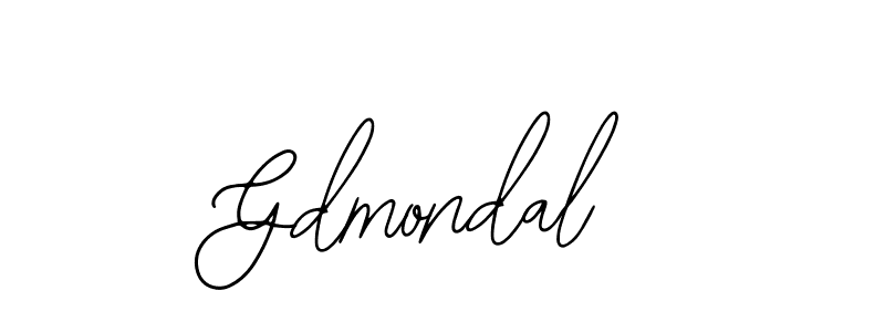 You should practise on your own different ways (Bearetta-2O07w) to write your name (Gdmondal) in signature. don't let someone else do it for you. Gdmondal signature style 12 images and pictures png