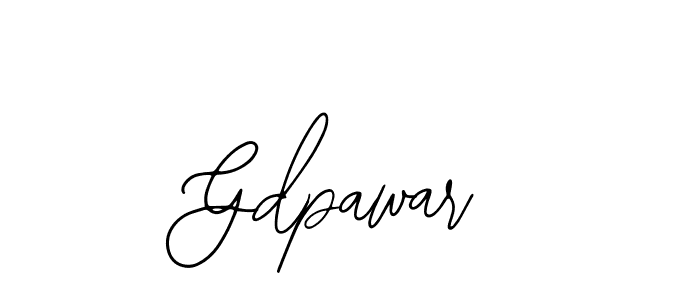 Make a beautiful signature design for name Gdpawar. With this signature (Bearetta-2O07w) style, you can create a handwritten signature for free. Gdpawar signature style 12 images and pictures png