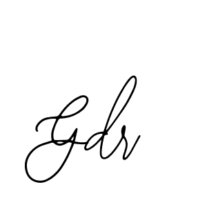 Also we have Gdr name is the best signature style. Create professional handwritten signature collection using Bearetta-2O07w autograph style. Gdr signature style 12 images and pictures png