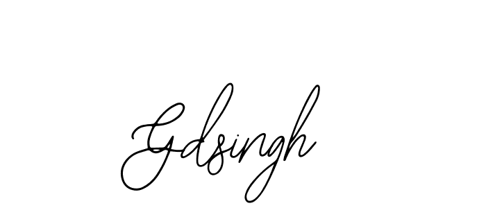 Use a signature maker to create a handwritten signature online. With this signature software, you can design (Bearetta-2O07w) your own signature for name Gdsingh. Gdsingh signature style 12 images and pictures png