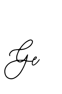 How to make Ge name signature. Use Bearetta-2O07w style for creating short signs online. This is the latest handwritten sign. Ge signature style 12 images and pictures png