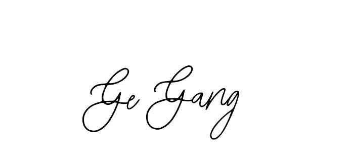 Bearetta-2O07w is a professional signature style that is perfect for those who want to add a touch of class to their signature. It is also a great choice for those who want to make their signature more unique. Get Ge Gang name to fancy signature for free. Ge Gang signature style 12 images and pictures png