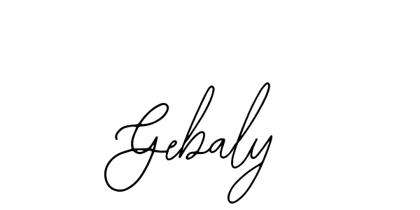 Bearetta-2O07w is a professional signature style that is perfect for those who want to add a touch of class to their signature. It is also a great choice for those who want to make their signature more unique. Get Gebaly name to fancy signature for free. Gebaly signature style 12 images and pictures png