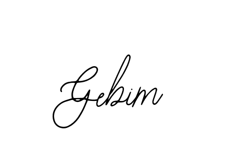 How to Draw Gebim signature style? Bearetta-2O07w is a latest design signature styles for name Gebim. Gebim signature style 12 images and pictures png