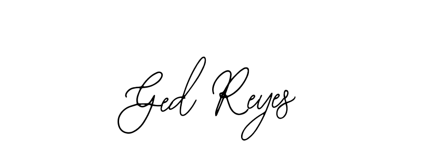 Make a beautiful signature design for name Ged Reyes. Use this online signature maker to create a handwritten signature for free. Ged Reyes signature style 12 images and pictures png