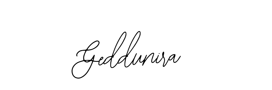 if you are searching for the best signature style for your name Geddunira. so please give up your signature search. here we have designed multiple signature styles  using Bearetta-2O07w. Geddunira signature style 12 images and pictures png