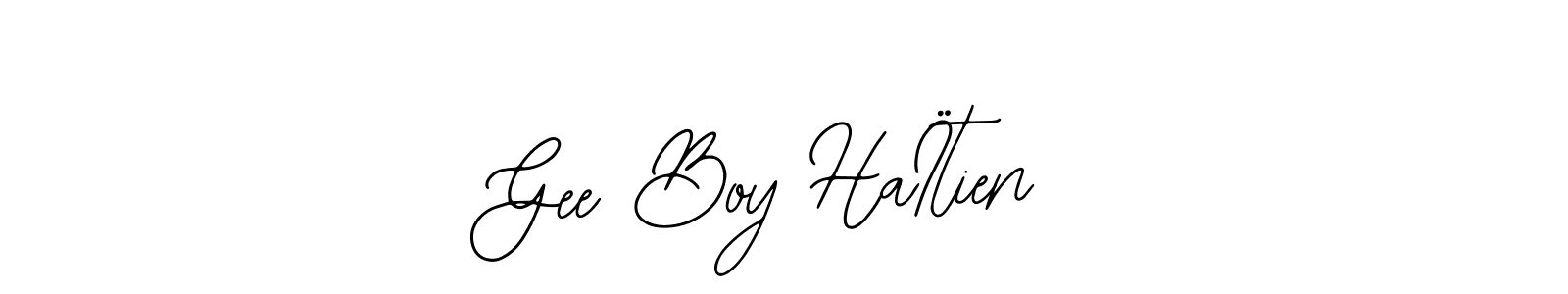 Use a signature maker to create a handwritten signature online. With this signature software, you can design (Bearetta-2O07w) your own signature for name Gee Boy HaÏtien. Gee Boy HaÏtien signature style 12 images and pictures png