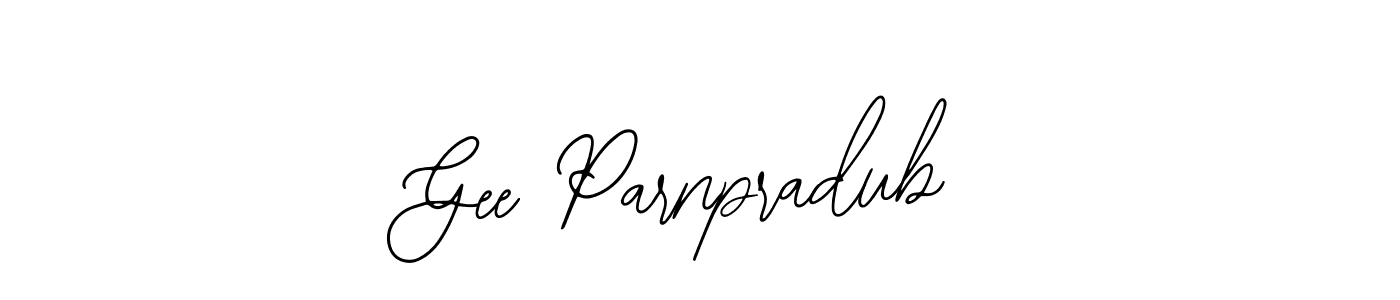 Also we have Gee Parnpradub name is the best signature style. Create professional handwritten signature collection using Bearetta-2O07w autograph style. Gee Parnpradub signature style 12 images and pictures png