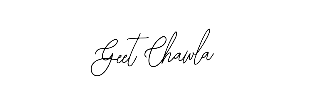 The best way (Bearetta-2O07w) to make a short signature is to pick only two or three words in your name. The name Geet Chawla include a total of six letters. For converting this name. Geet Chawla signature style 12 images and pictures png