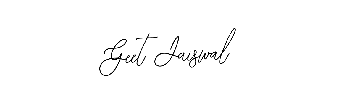 How to Draw Geet Jaiswal signature style? Bearetta-2O07w is a latest design signature styles for name Geet Jaiswal. Geet Jaiswal signature style 12 images and pictures png