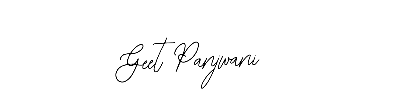 Use a signature maker to create a handwritten signature online. With this signature software, you can design (Bearetta-2O07w) your own signature for name Geet Panjwani. Geet Panjwani signature style 12 images and pictures png