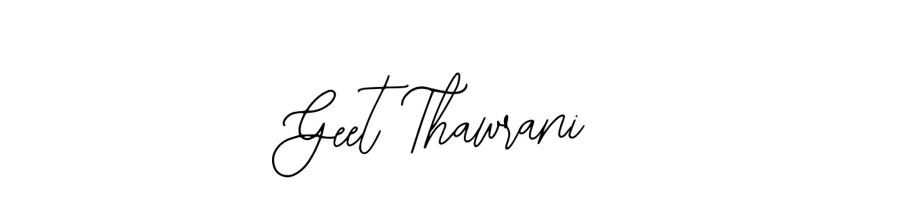 Make a beautiful signature design for name Geet Thawrani. With this signature (Bearetta-2O07w) style, you can create a handwritten signature for free. Geet Thawrani signature style 12 images and pictures png