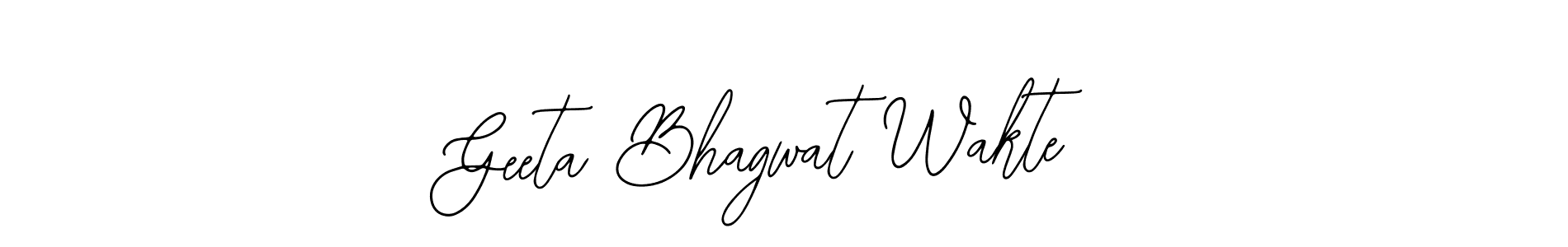 You can use this online signature creator to create a handwritten signature for the name Geeta Bhagwat Wakte. This is the best online autograph maker. Geeta Bhagwat Wakte signature style 12 images and pictures png