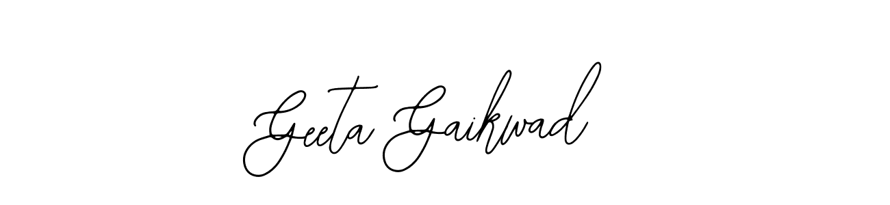 Also we have Geeta Gaikwad name is the best signature style. Create professional handwritten signature collection using Bearetta-2O07w autograph style. Geeta Gaikwad signature style 12 images and pictures png