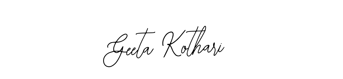 Make a beautiful signature design for name Geeta Kothari. With this signature (Bearetta-2O07w) style, you can create a handwritten signature for free. Geeta Kothari signature style 12 images and pictures png